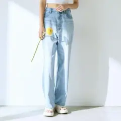 YANUK JOAN ストレートデニム 23ブルー YANUK JOAN ストレートデニム 23ブルー - メルカリ