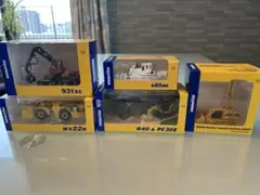 未開封・美品】コマツ ミニチュア4点セット オリジナルキャップ
