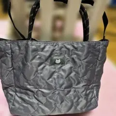 NEKOBU キルティング トートバッグ グレー
