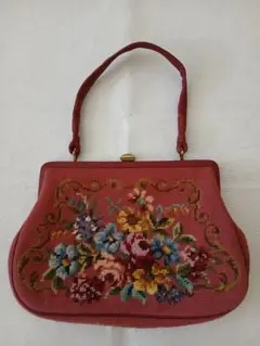 ヴィンテージ、プチポワンバッグ(わけあり！)