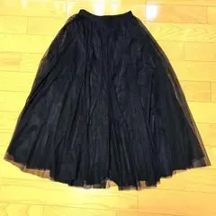 axesfemme longtulleskirt black