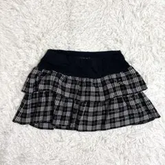 《LIZLISA doll》ラメ入り　チェックスカート　姫ギャル　フェアリーコアのサムネイル