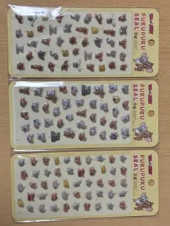 トムとジェリー PUKUPUKU シール 3シートセット