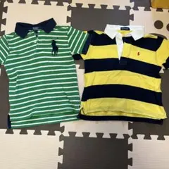 Polo ポロシャツ2枚セット（緑と青）