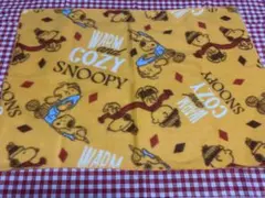 スヌーピー フリースブランケット 約700×500mm