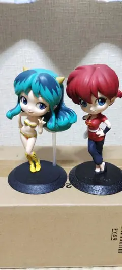 Q posket うる星やつら ラム らんま1/2 早乙女乱馬 フィギュア