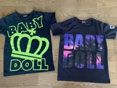 ⑤半袖Tシャツ2枚セット 100 新品同様 ベビードール