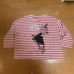 Y's for living リトルミー　長袖ボーダーシャツ　赤