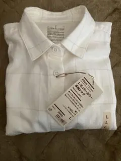 無印良品 フランネル長袖シャツ L