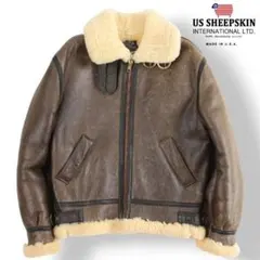US SHEEPSKIN フライトジャケット リアルムートン　TYPE B-3