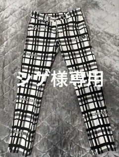 24時間以内発送】PEARLY GATES グレー チェックパンツ Lサイズ