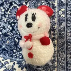 ディズニーリゾート　ミニー　雪だるま　ぬいぐるみ