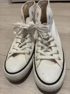 Converse ホワイト ハイカット スニーカー