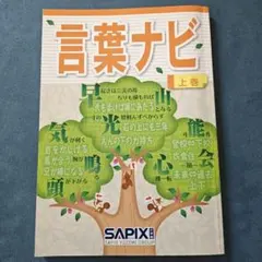 言葉ナビ 上巻 SAPIXのサムネイル
