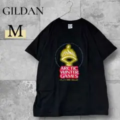 GILDAN 半袖Tシャツ M 黒 オーバーサイズ ゆるだぼのサムネイル