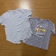 スポンジボブ 水色　Tシャツ　2点セット