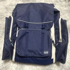 【Coleman】たっぷり拡張式リュック 修学旅行 林間学校 合宿 ドット柄
