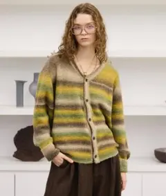 soerte Wool Blend Gradation Cardiganのサムネイル