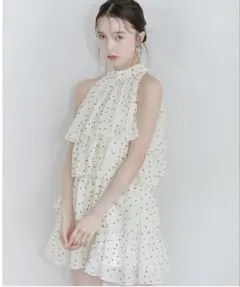 USAGI ONLINE限定】アメスリティアードワンピース DOT - メルカリ