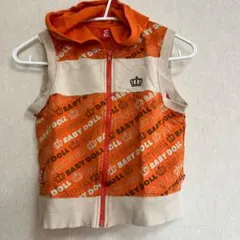 BABY DOLL フード付きベスト 120