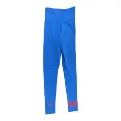adidas 青 レギンス　スポーツタイツ　XS