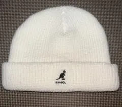 KANGOL カンゴール ニット 帽子 ホワイト