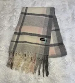 Borsalino チェック柄 マフラー 長さ約170センチ