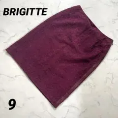 【ブリジット】 レースタイトスカート 新品 サイズ9 上品 きれいめ オフィス