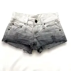 VENCE EXCHANGE グラデーション デニムSサイズ ダメージ加工のサムネイル