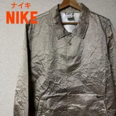 NIKE コーチジャケット メタリックシルバーベージュのサムネイル