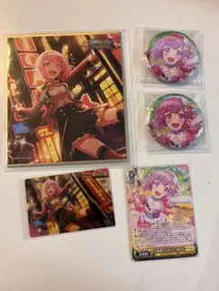 プロセカ 鳳えむセット ウエハース ヴァイスシュヴァルツ グリ缶 色紙