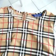 バーバリー ブルーレーベル ノバチェックク ワンピース ノースリーブ 38
