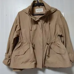 Ray BEAMS ベージュ フード付ショートコート　M 【最終お値下げ】のサムネイル