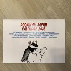 ROCKIN'ON JAPAN CALENDAR 2026