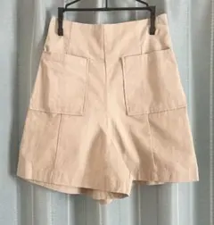 Heather ハイウエストショートパンツ　ベージュ