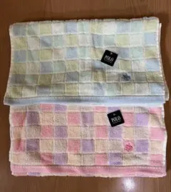 POLO フェイスタオル 2枚セット チェック柄のサムネイル