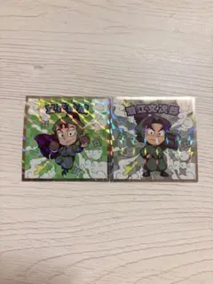 忍たま乱太郎 立花仙蔵 潮江文次郎 マンチョコ シール