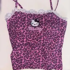 タグ付き！☆希少☆GLAVlL☆スカル柄ジップキャミソール♡ピンク
