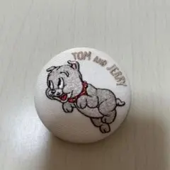 トムアンドジェリー 刺繍 缶バッジ