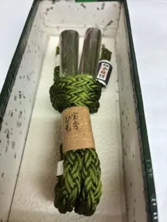 抹茶色　羽織紐 正絹(箱不要の方少しお値引き致しますので購入前にコメント下さい)
