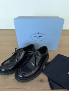 PRADA 21AW グリーン レザーシューズ BTS 着用 ジン テテ JIN - メルカリ
