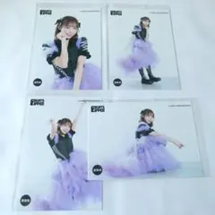 FRUITS ZIPPER　仲川瑠夏　生写真　レコ大衣装　4枚セット　コンプ