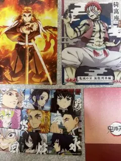 鬼滅の刃 クリアビジュアルポスター&煉獄さんミニポスター