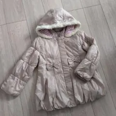 クリーニング済ミキハウスmikihouse120ダウンコート女の子上着アウター