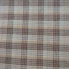 先染め生地のチェック柄 約110cm×29cm