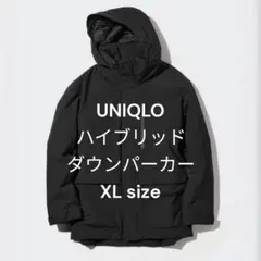 UNIQLO ユニクロ ハイブリッドダウンパーカ ブラック サイズXL