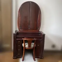 本紫檀　ドレッサー・鏡台　椅子付き 2025年最新】紫檀 ドレッサーの人気アイテム - メルカリ