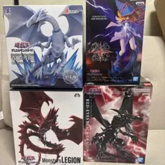 遊戯王 フィギュア プライズ ブルーアイズ レッドアイズ オシリス マジシャン