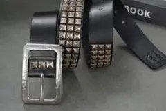 666 スタッズベルト 3連ピラミッド y2k 美品 punk パンク 平成のサムネイル
