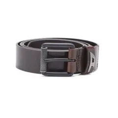 diesel ディーゼル　ダークブラウン レザーベルト メタルバックル